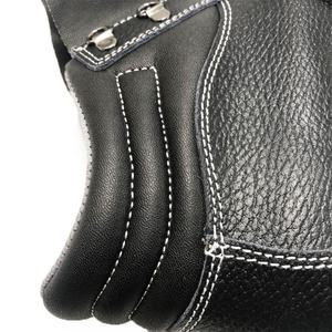 सर्वश्रेष्ठ विक्रेता अर्द्ध तैयार निविड़ अंधकार तेल प्रतिरोधी असली लेदर सुरक्षा के जूते ऊपरी स्टॉक में - Product Image 5