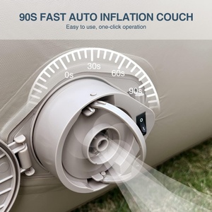 Auto <b>Inflatable</b> Couch, Air Mattress <b>Sofa</b> Bed with Portable Air Pump Customizable <b>Inflatable</b> Mattresses - Product Image 4