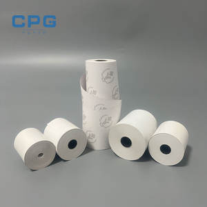 กระดาษม้วนความร้อนสำหรับเครื่อง POS ขนาด 57x38 มม. 57x50 มม. ปลอดสาร BPA หนา 65 แกรม สำหรับเครื่อง ATM/POS พิมพ์ภาพคมชัด ขายส่งจากโรงงาน - Product Image 1