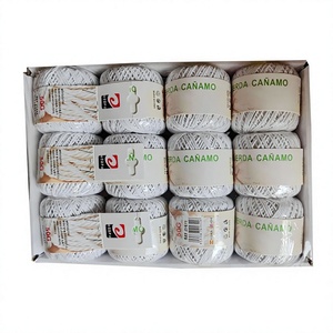 Corda di Cotone con Anima in Carta Erpsl Classic 50g Bianca 12 Pezzi per Vassoio Forniture per Lavori di Carta - Product Image 1