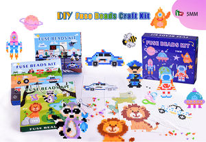 Perles à repasser <span class=keywords><strong>Hama</strong></span>, jouets éducatifs pour enfants, puzzles en bois DIY de 5 mm, prix d'usine bon marché - Product Image 2