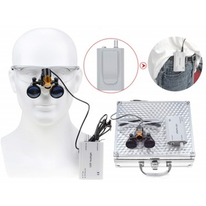 Dental Medical Magnifying Lens Light Head Mounted With Led Illumination For Examination And Surgery Use - Product Image 1
