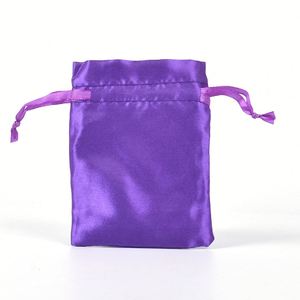 Bolsa de Satén de Lana Suave con Logotipo Personalizado, Embalaje de Regalo para Ropa Interior a Prueba de Polvo con Cordón de Seda, Embalaje Textil - Product Image 5