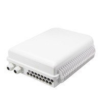 Boîtier de distribution mural extérieur FCJ à 8 ports, boîtier FTTH avec adaptateur FDB PC/ABS