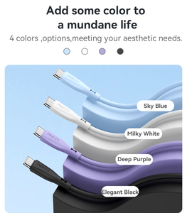 CA119L Yesido Max 2A <span class=keywords><strong>USB</strong></span> a IP 1M <span class=keywords><strong>Cable</strong></span> de datos de carga rápida de silicona líquida - Product Image 4