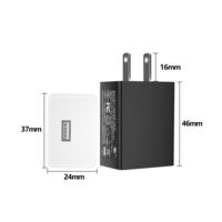 Cargadores de Pared de 5V 1A y 5V 2A, Adaptadores USB con Enchufe Estadounidense, Protección Contra Incendios y OTP, Certificación ETL/FCC, para Auriculares/Cámaras