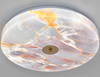 JACKSUN plafonnier moderne pour chambre à coucher design de luxe simple style marbre espagnol pour salles d'étude balcons lumière LED
