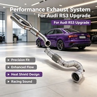 Tuyau d'échappement en acier inoxydable sur mesure pour Audi RS3 8V 8Y 2.5T Quattro 2015-2025 – Downpipe et Y-Pipe de haute qualité pour libérer de la puissance