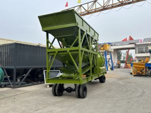 JZM750 Second Warehouse <b>Drum</b> Mobile Concrete Batching Plant Production Line Pump Motor Engine Gearbox PLC Bearing - Product Image 6