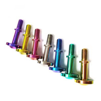GR5 baut Titanium M6 * 25mm harga pabrik tombol Torx kepala CVT sekrup pengencang warna-warni baut kaca depan sepeda motor
