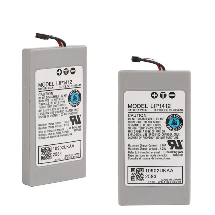 Batterie de jeu 930mAh capacité réelle 3.7V LIP1412 batterie pour Sony PSP GO PSP-N1000 PSP-N1001 PSP-N1002 PSP-N1003