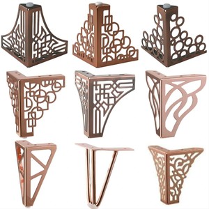 Gold Openwork Furniture Legs 15Cm Iron <b>Sofa</b> Bed Coffee Table Legs Light Luxury Style - Product Image 5