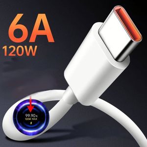 Real 120w <b>USB</b> Type C <b>Cable</b> 6A Quick <b>Charge</b> 3.0 Wire Fast <b>Usb</b> c Type-c Data for xiaomi huawei Redmi - Product Image 3