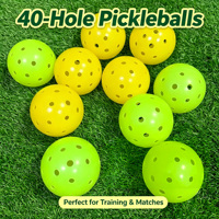 Balles de pickleball 40 trous Pickleballs pour extérieur Pickle Ball Set Hard Bounce Haute Élasticité USAPA Standard