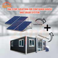 Maison 2 3 chambres à coucher Bungalow Flat Pack Container Home Extensible Conteneur Préfabriqué Petite Maison Mobile avec Maison Solaire 40ft 20ft