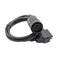 Adaptador de 10 Pines a 16 Pines para Motocicletas, Cable ICOM D, Conector de Diagnóstico OBD2, Cable de Extensión OBD para BMW