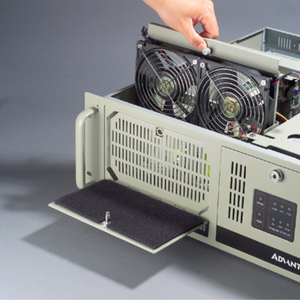 מארז ADVANTECH IPC-610L 4U להתקנה בארון תקשורת, 7/14 חריצי הרחבה, תואם למערכות הפעלה Win7 8 10 ו-Linux, מעבד Core I5-6500, Micro-ATX 505 - Product Image 6