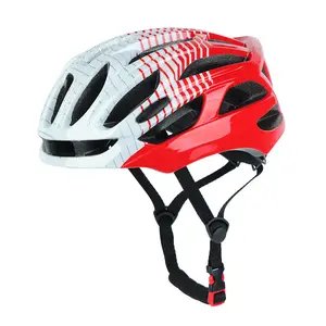 Capacete de bicicleta ultra leve com molde, capacete de segurança respirável para homens e mulheres para ciclismo na montanha e estrada