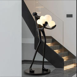 Lámpara de Pie de Estilo Moderno de Lujo SCULTORE, Lámpara de Pie con Figura de Bailarina - Product Image 4
