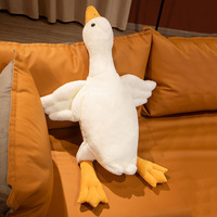 En gros, Grande peluche canard blanc, coussin de compagnie pour le sommeil, cadeau d'anniversaire
