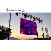 Layar LED Iklan Sewa Dalam Ruangan UHLED, Panel Video Wall LED Latar Belakang, Layar LED P2.9 P3.91 Tahan Air untuk Luar Ruangan