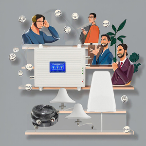 Repetidor <span class=keywords><strong>WiFi</strong></span> HK+Esin HX00635, <span class=keywords><strong>Amplificador</strong></span> de Triple Banda, <span class=keywords><strong>Cobertura</strong></span> de 500-1000 m², Ganancia de 70dB, 2x8.0dbi + Antenas Externas - Product Image 3