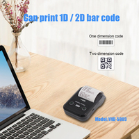 YHD-5803 Printer Mini portabel, imprimano Thermique Bluetooth nirkabel USB 58mm pencetak nota termal untuk sistem Pos
