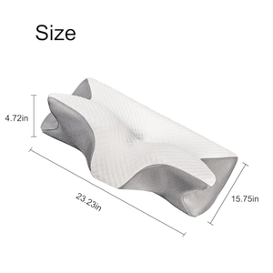 Almohada en Forma de Mariposa con Cuernos de Vaca, Ergonómica 4D de Espuma Viscoelástica, Protección Cervical, Desmontable y Lavable, para Todas las Estaciones - Product Image 2