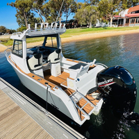 21ft 6.25m Profisher 625 CE approuvé famille en alliage d'aluminium hors-bord plaisir cuddy cabine bateau de pêche