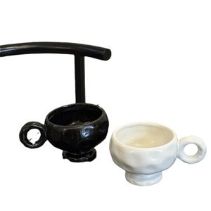 Nuevas tazas circulares originales moldeadas a mano, tazas de cerámica con altos estándares de apariencia, recuerdos de nicho, tazas de pareja, tazas de regalo - Product Image 5