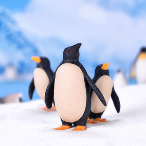 Miniatuur Cartoon Simulatie Pinguïn Plastic Ambachten Ornament Aquarium Decor Diy Accessoires Fee Tuin Aquarium Huis Decor - Product Image 1