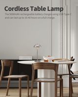 TSINYE Lanterne Sans Fil Rechargeable Led Décoratif Extérieur restaurant lampe de table Batterie Schreibtischlampe led