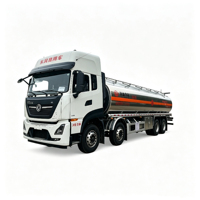 Camion-citerne à pétrole Dongfeng Tianlong 8x4 haute puissance 400 CV, grande capacité, véhicule de livraison sécurisé et scellé