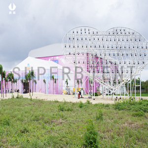 Carpa de Exhibición Personalizada, Rectangular, de Aleación de Aluminio, Tela Oxford Impermeable, Gran Espacio, para Ferias Comerciales - Product Image 2