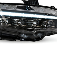 Conjunto de Faros LED de 100W 8000LM 6000K para la 10ª Generación 2016-2021 con Luz de Circulación Diurna