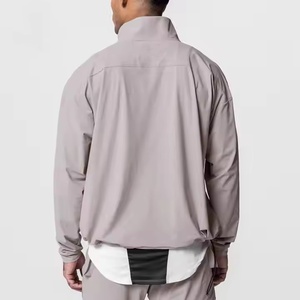 Sudadera con cremallera de cuarto de muestra gratis para hombre, muestra gratis, chaqueta con cuello levantado hecha a medida con bolsillos laterales - Product Image 3