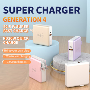 ที่ชาร์จ USB ของขวัญคริสต์มาส5200มิลลิแอมป์แบตสำรองไร้สายสินค้าส่งเสริมการขายพร้อมปลั๊กเสริมสำหรับใช้ในบ้านและท่องเที่ยว - Product Image 4