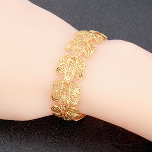 Pulseras de Moda para Mujer JXX, Fabricante Mayorista, Joyería de Latón Chapada en Oro de 24K - Product Image 2