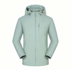 Custom Logo Sportswear Woolen Plush Knitting Wholesale Soft <b>Shell</b> Pullover Jacket Hoodie Jacket Waterproof Breathable Zipper - Product Image 5