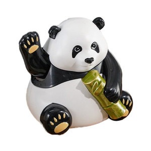 Nafu โมเดลแพนด้าสำหรับเทศกาลหนังสือพิมพ์ไม้ไผ่ที่มีความสูงแผนกรักษาบนโต๊ะของขวัญเวอร์ชันแปลกใหม่ - Product Image 5