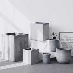 Gran <span class=keywords><strong>precio</strong></span> al por mayor, <span class=keywords><strong>maceta</strong></span> de <span class=keywords><strong>barro</strong></span> de magnesio cuadrada para patio de alta calidad - Product Image 1