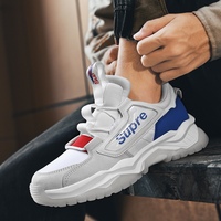 Chaussures de sport antidérapantes blanches pour hommes, baskets de bonne qualité, décontractées, à la mode, en cuir, nouvelle collection