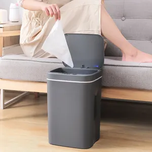 Lata de lixo do Sensor Automático de Lixo inteligente Inteligente Sensor de Resíduos Bin Elétrica Casa de Lixo Lixo Pode Para Cozinha Casa de Banho