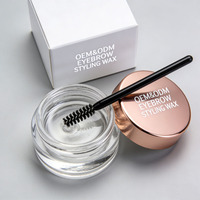 Gel à sourcils transparent, savon à sourcils imperméable et cire coiffante, sourcils plumeux longue durée, marque privée