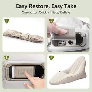 Uto aufblasbare Deflation Air Sofa Air Schlafs ofa Lazy Lounger für Outdoor Beach Park Abnehmbare Luftpumpe Bequemlichkeit zu tragen - Product Image 3