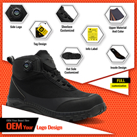 Chaussures de sécurité unisexes anti-perforation et anti-écrasement, chaussures de sécurité pour la construction, haute respirabilité, chaussures de sécurité en caoutchouc