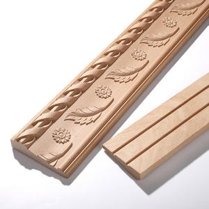 زخارف خشبية ألمانية منحوتة بدقة من خشب الزان، نحت خشبي من دونغيانغ، حواف للجدران الخلفية والسقف وإطارات أبواب المدخل - Product Image 4