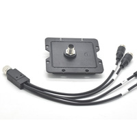 Câble répartiteur M12 12 broches 1 vers 4, faisceau de distribution de signal multi-ports pour l'automatisation industrielle