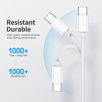 Cable USB C 3A Carga rápida 1M Cable DE DATOS DE USB a tipo C para todos los puertos tipo C Teléfono móvil y computadora Compatible con auriculares