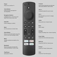Control Remoto Universal de Repuesto NS-RCFNA-21 para Televisor Inteligente Toshiba Insignia Fire
